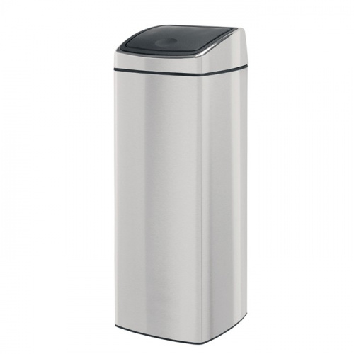 Бак Brabantia Touch Bin New мусорный, прямоугольный, стальной матовый, FPP, 25 л на VALLES.TOP