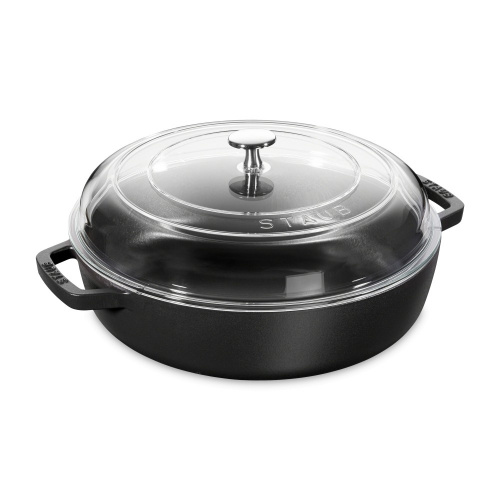 Сотейник STAUB с крышкой, диаметр 24 см на VALLES.TOP