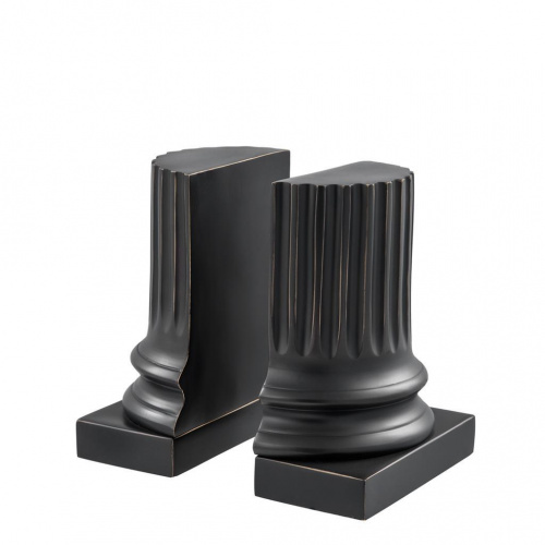 Набор Eichholtz Pillar держателей для книг черных, 2 шт. на VALLES.TOP