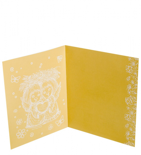 ANG-332 Открытка "Ангел теплого дома" 15х17 на VALLES.TOP