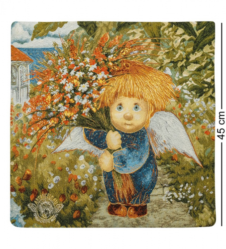 Наволочка Artangels Подарю тебе счастье, гобеленовая, 45х45 см на VALLES.TOP