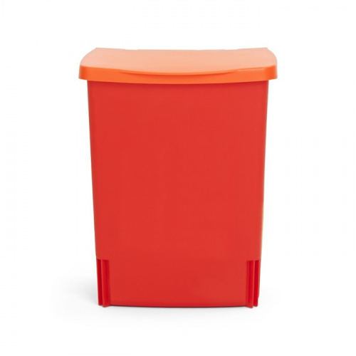 Бак Brabantia мусорный, встраиваемый, красный, 10 л на VALLES.TOP