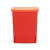 Бак Brabantia мусорный, встраиваемый, красный, 10 л на VALLES.TOP