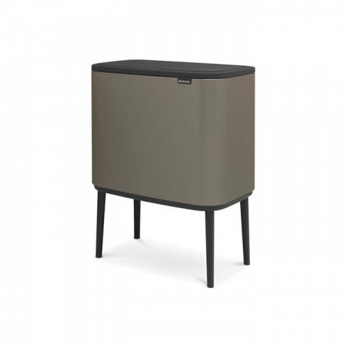 Бак Brabantia Touch Bin Bo мусорный, платиновый, 11+23 л на VALLES.TOP