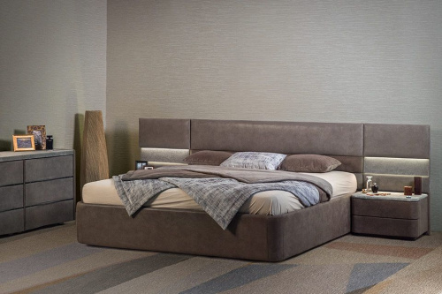 Кровать Dream Land Киото stone двуспальная на VALLES.TOP