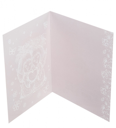 ANG-130 Открытка "Ангел семейной любви" 15х17 на VALLES.TOP