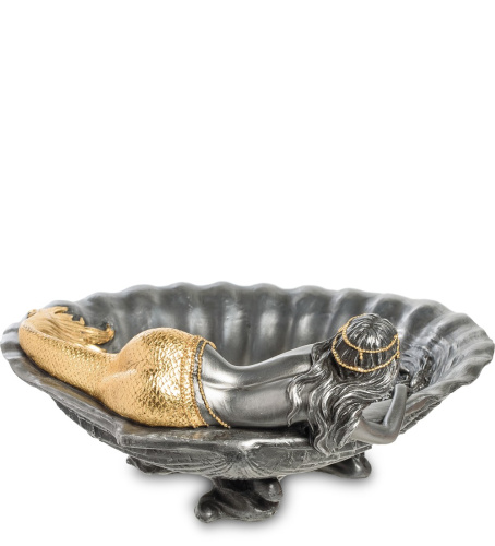 Ваза Veronese Ракушка с русалкой WS-43 на VALLES.TOP