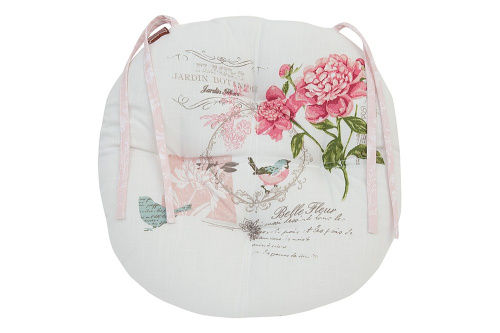 Подушка Secret De Maison Fleurimont на стул круглая на VALLES.TOP