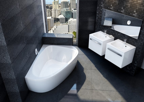 Ванна Ravak LoveStory II акриловая, ассиметричная, левая, белая, 196х139 см на VALLES.TOP