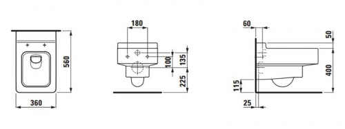 Унитаз LAUFEN Living подвесной на VALLES.TOP