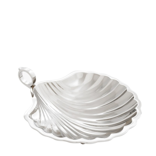 Икорница Eichholtz Shell M серебристая на VALLES.TOP
