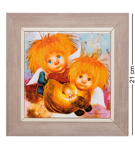 Панно Artangels Исполняющие желания керамическое, 21х21 см на VALLES.TOP