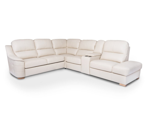 Диван Gala Collezione Nevia угловой в коже на VALLES.TOP
