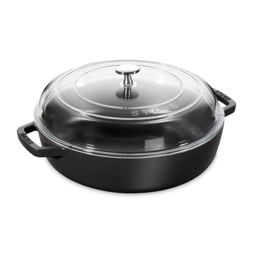 Сотейник STAUB с крышкой, диаметр 28 см на VALLES.TOP