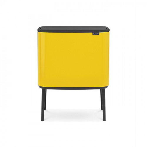 Бак Brabantia Touch Bin Bo мусорный, желтая маргаритка, 3х11 л на VALLES.TOP