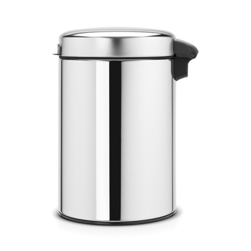 Бак Brabantia newicon мусорный, настенный, стальной полированный, 3 л на VALLES.TOP