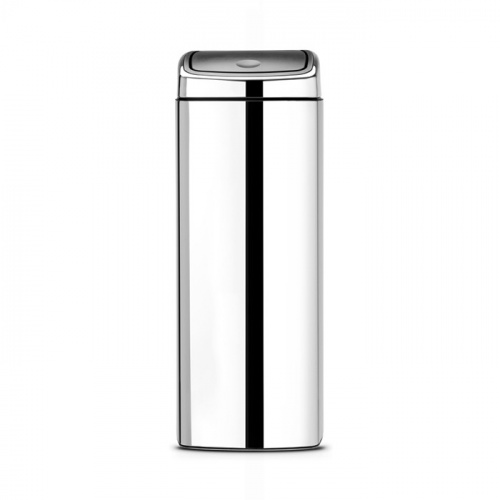 Бак Brabantia Touch Bin New мусорный, прямоугольный, полированная сталь, 25 л на VALLES.TOP