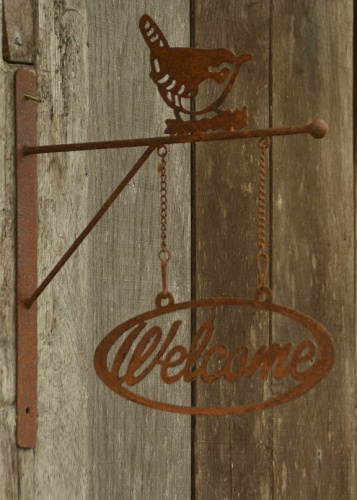 Табличка Esschert Design Welcome, декоративная на VALLES.TOP