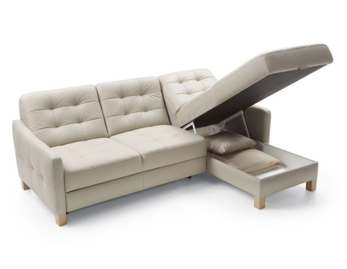 Диван-кровать Gala Collezione Malmo угловой в коже на VALLES.TOP