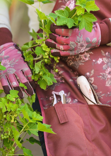 Перчатки садовые зимние GardenGirl Classic Cherry на VALLES.TOP