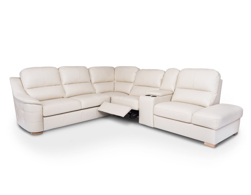 Диван Gala Collezione Nevia угловой в коже на VALLES.TOP