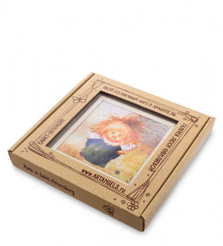 Панно Artangels Скоро случится чудо керамическое, 16х16 см на VALLES.TOP