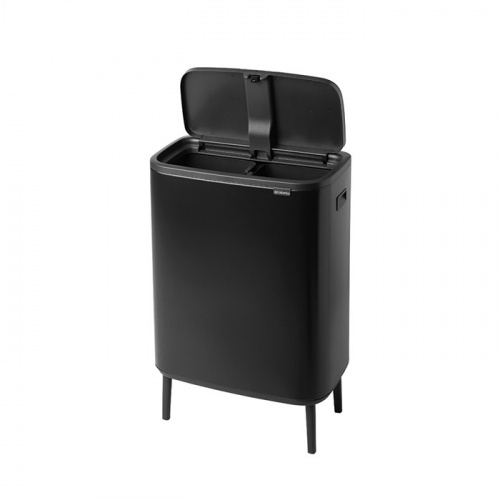 Бак Brabantia Touch Bin Bo Hi мусорный, черный матовый, 2х30 л на VALLES.TOP