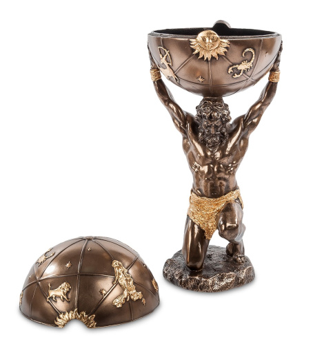 Статуэтка Veronese WS- 20/ 2 шкатулка "Атлас" на VALLES.TOP