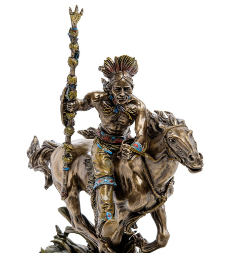 Статуэтка Veronese Индеец на коне WS-438 на VALLES.TOP