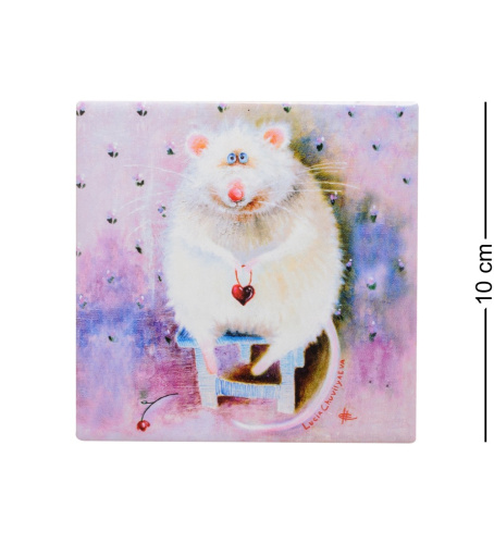 ANG- 34 Магнит "С любовью" 10х10 на VALLES.TOP