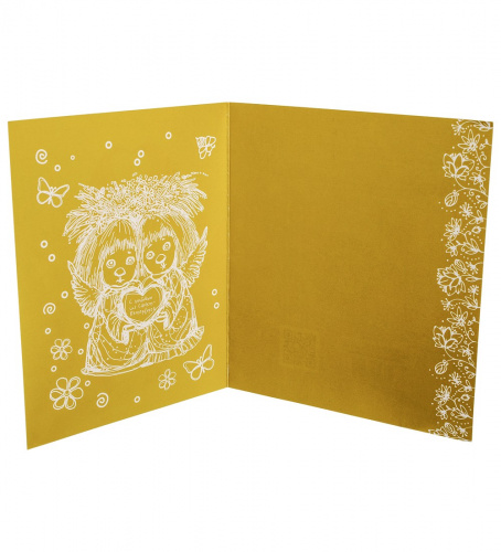 ANG-276 Открытка "Ангелы вечной любви" 15х17 на VALLES.TOP