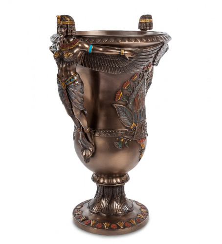 Ваза Veronese Египетские богини WS-668 в стиле Ар-деко на VALLES.TOP