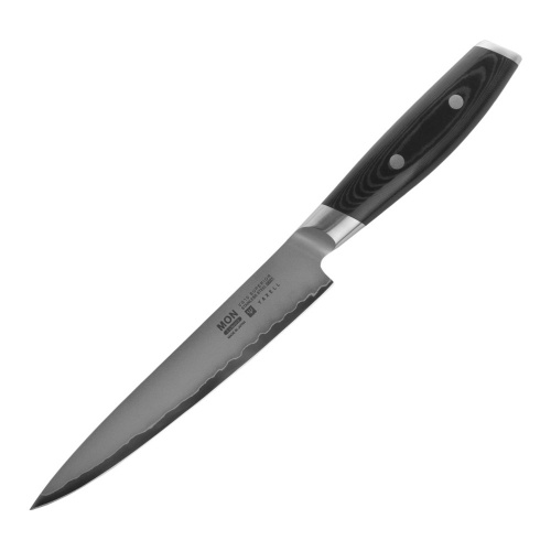 Нож Yaxell Mon кухонный для тонкой нарезки, 18 см на VALLES.TOP