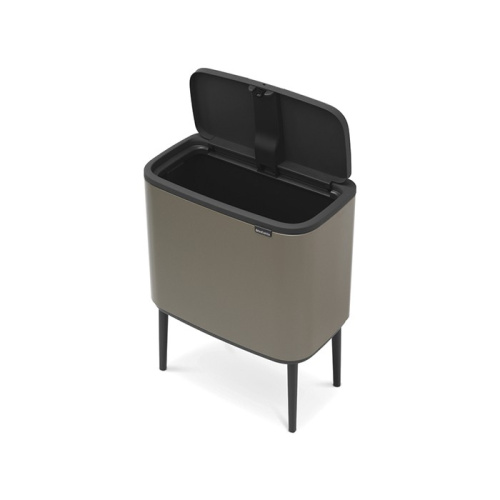 Бак Brabantia Touch Bin Bo мусорный, платиновый, 36 л на VALLES.TOP