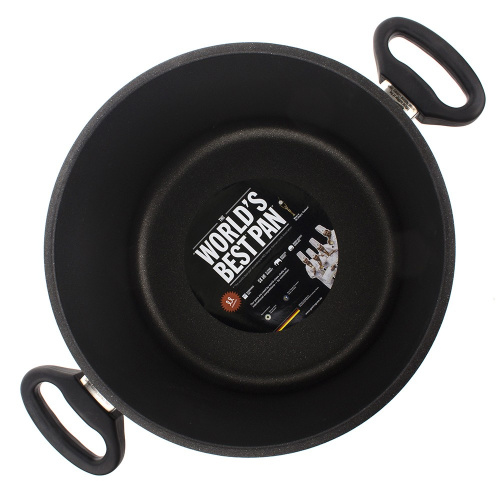 Кастрюля AMT Gastroguss Frying Pans с двумя ручками, для индукционных плит, 5 л на VALLES.TOP