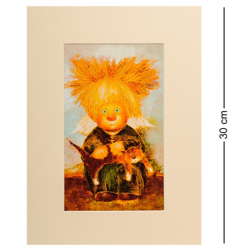 Жикле Artangels Ангел сердечного добра, в паспарту, 21х29,7 см на VALLES.TOP