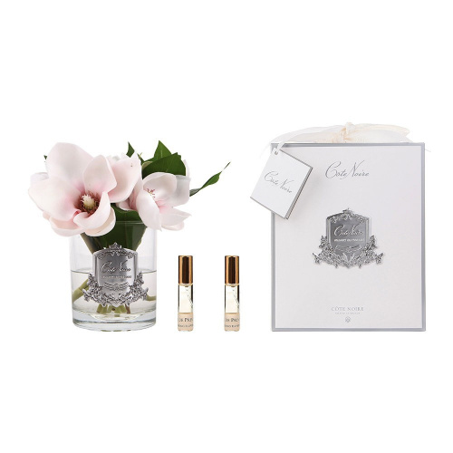 Букет Cote Noire Розовые магнолии ароматический, прозрачное стекло на VALLES.TOP