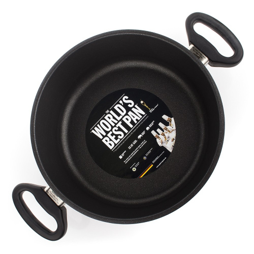 Сотейник AMT Frying Pans с двумя фиксированными ручками, диаметр 24 см на VALLES.TOP