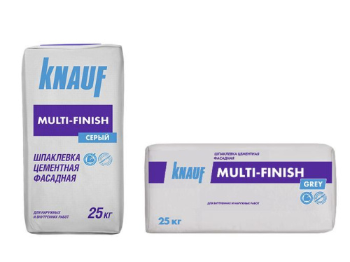 Шпаклевка Knauf Мульти-финиш серый 25 кг на VALLES.TOP