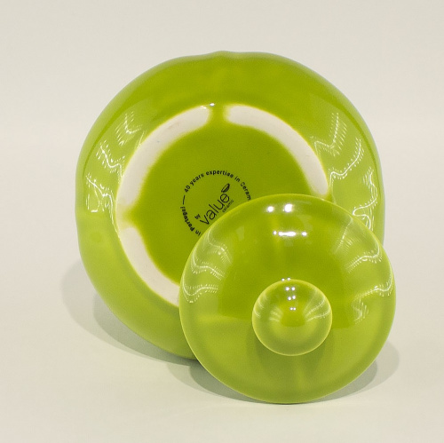 Сахарница Value Ceramic зеленая, 450 мл на VALLES.TOP