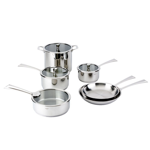 Крышка CRISTEL Casteline fixed handle плоская, с ручкой из нержавеющей стали, диаметр 14 см на VALLES.TOP