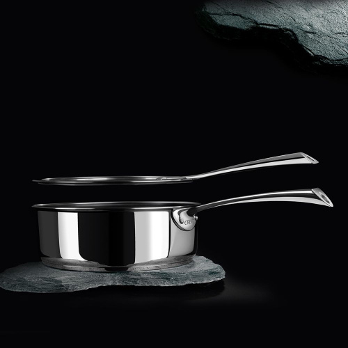 Сотейник CRISTEL Casteline fixed handle с ручкой, стеклянная крышка с длинной ручкой, диаметр 24 см, 3,6 л на VALLES.TOP