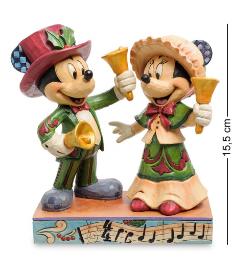 Фигурка Disney Traditions Микки и Минни Маус с колокольчиками (С Рождеством!) на VALLES.TOP