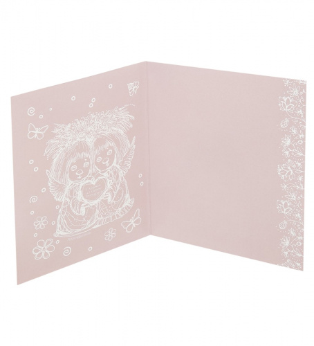 ANG-468 Открытка "Подарю любовь" 15х17 на VALLES.TOP