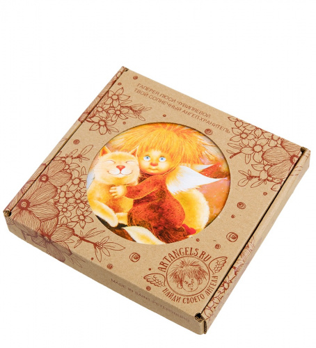 ANG-445 Магнит "Ангел тепла и уюта" 10х10 на VALLES.TOP
