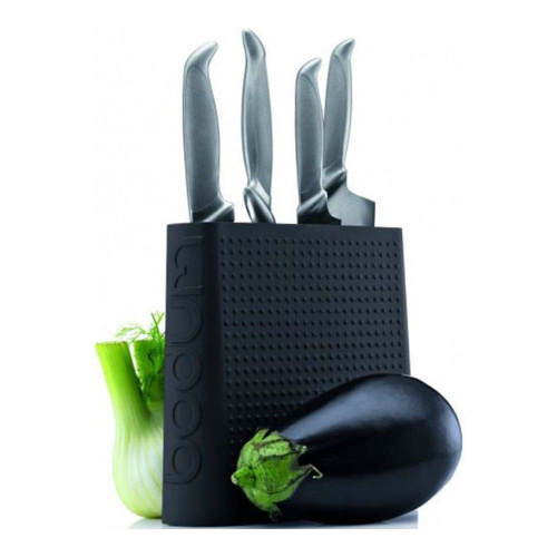 Подставка для ножей BODUM Bistro, цвет черный на VALLES.TOP