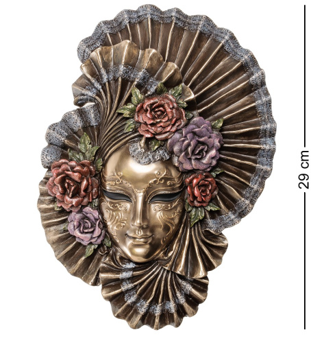 Панно Veronese Венецианская маска Пионы WS-335 на VALLES.TOP