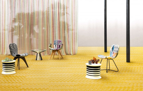 Пол Bolon Missoni Optical Pineapple плетеный, виниловый, 2000х25000х3 мм на VALLES.TOP