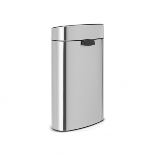 	 Бак Brabantia Touch Bin New мусорный, двухсекционный, стальной матовый, 10/23 л на VALLES.TOP