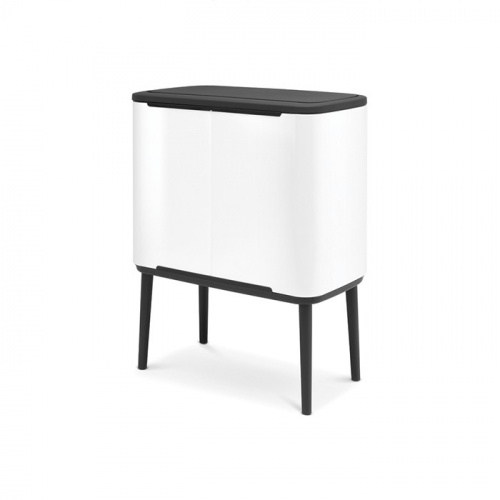 Бак Brabantia Touch Bin Bo мусорный, белый, 3х11 л на VALLES.TOP